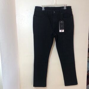 NWT The Perfect Jean NYC Black Skinny Fit  36X30.